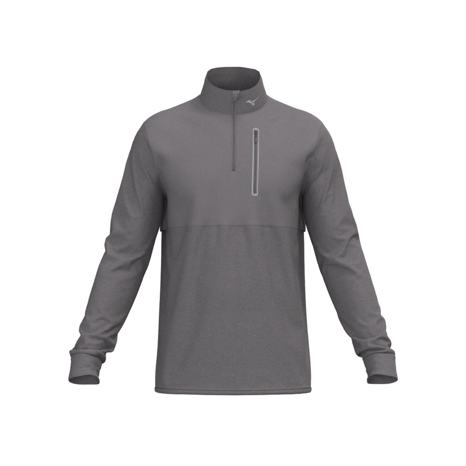 Mizuno Mizuno Melange Reflect 1/4 Zip Charcoal